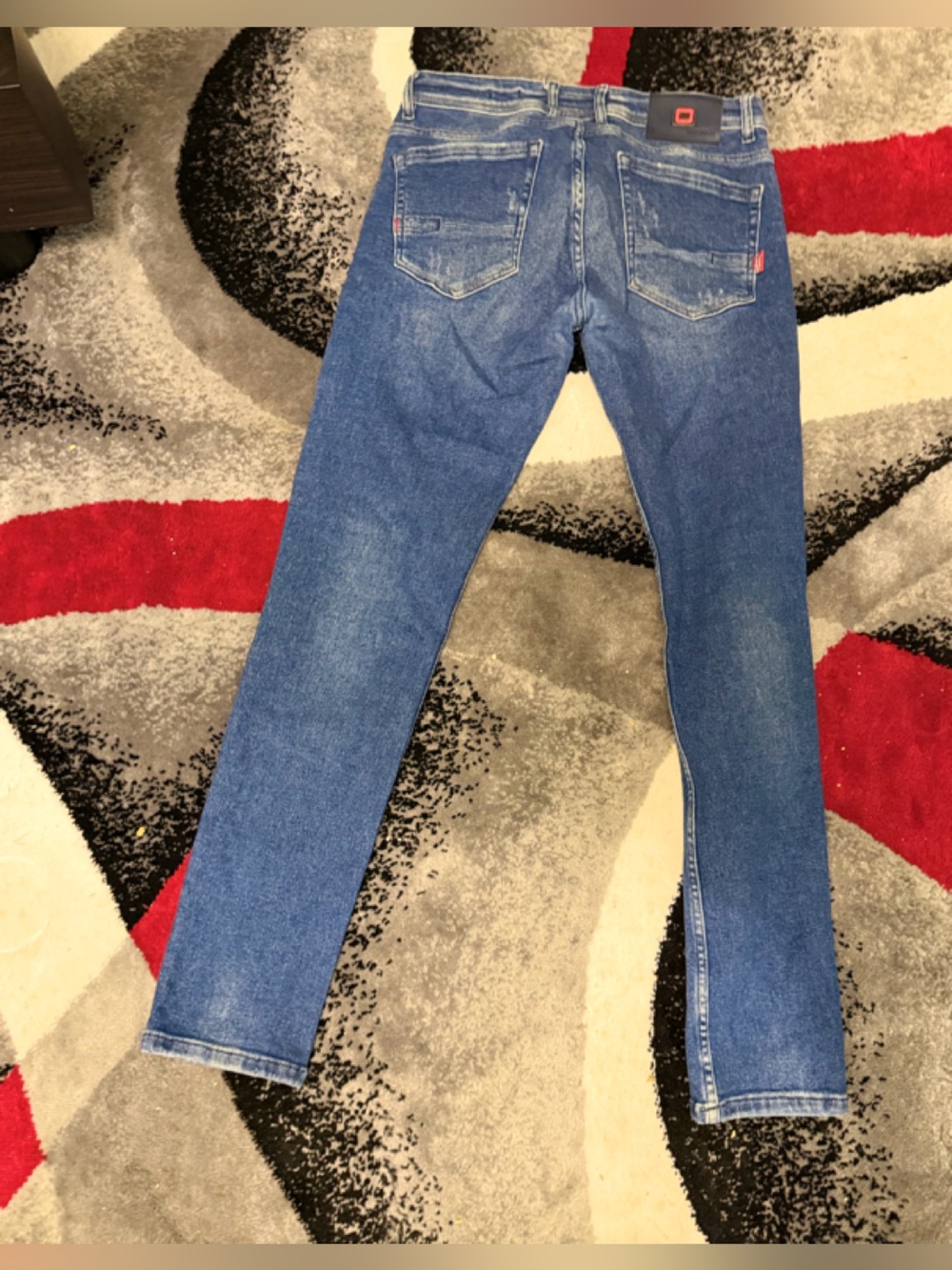 & Other Stories Blue Skinny Jeans with Back Pocket Detail